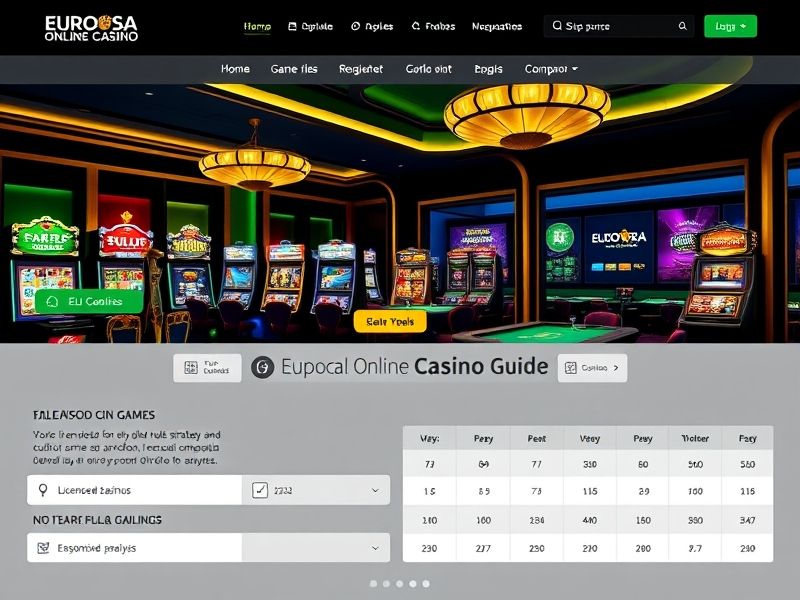 Your ultimate guide to eu casino online in the European Union. Explore game strategies, legal requirements, casino bonuses, and expert analysis at the most reputable online casinos for EU players.